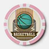 Basketball Sport Ball Game Cool Pokerchips (Voorkant)