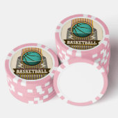 Basketball Sport Ball Game Cool Pokerchips (Opstapeling)
