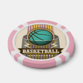 Basketball Sport Ball Game Cool Pokerchips (Enkel)