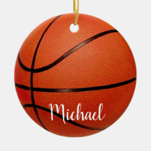 Basketball Sport - Basket Ball Your Name Keramisch Ornament