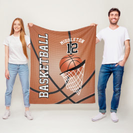 Basketball 🏀 Sport Design Fleece Deken