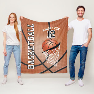 Basketball 🏀 Sport Design Fleece Deken