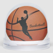 Basketball Sport Design Snow Globe Sneeuwbol (Voorkant)