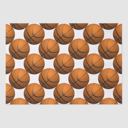 Basketball Sport Design Tissuepapier (Voorkant)