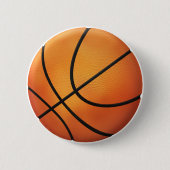 Basketball Sport Fan | Koel Ronde Button 5,7 Cm (Voorkant)