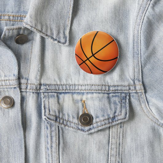 Basketball Sport Fan | Koel Ronde Button 5,7 Cm (In situ)