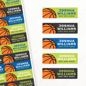Basketball sport naam telefoonnummer bezit labels