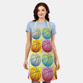 Basketball - Sport Pop Art Schort (Gedragen)