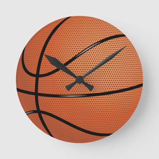 Basketball Sport Ronde Klok (Voorkant)