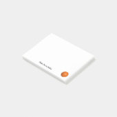 Basketball Sport Thema Eigen naam Tekst Post-it® Notes (Schuin)