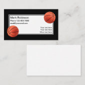 Basketball Sportkool Visitekaartje (Voorkant / Achterkant)