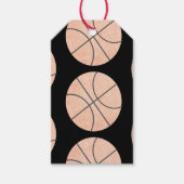 Basketball Sportluiers Waterverf Elke kleur Cadeaulabel (Voorkant)