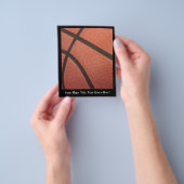 Basketball Sports Afbeelding Flyer (Hand)