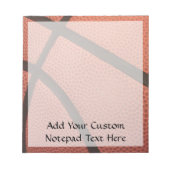 Basketball Sports Afbeelding Notitieblok (Voorkant)