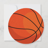 Basketball Sports Birthday Kaart (Achterkant)