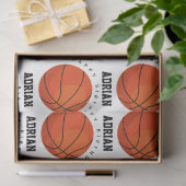Basketball Sports Birthday Party Persoonlijke naam Tissuepapier (Geschenk)
