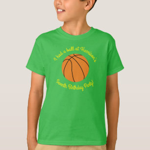 Basketball Sports Birthday T-shirt