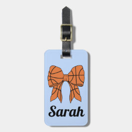 Basketball Sports Custom Bag Tag Bagagelabel