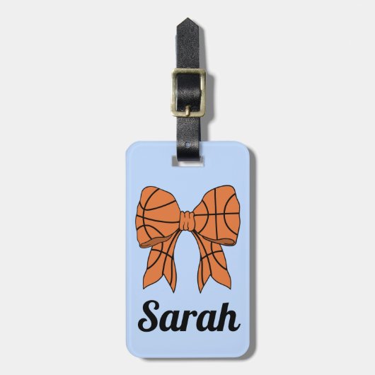 Basketball Sports Custom Bag Tag Bagagelabel (Voorkant verticaal)