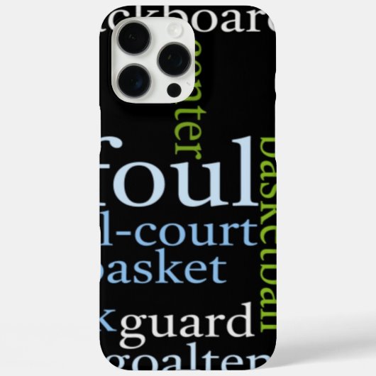 Basketball Sports Fanatic.jpg Case-Mate iPhone Case (Achterkant)