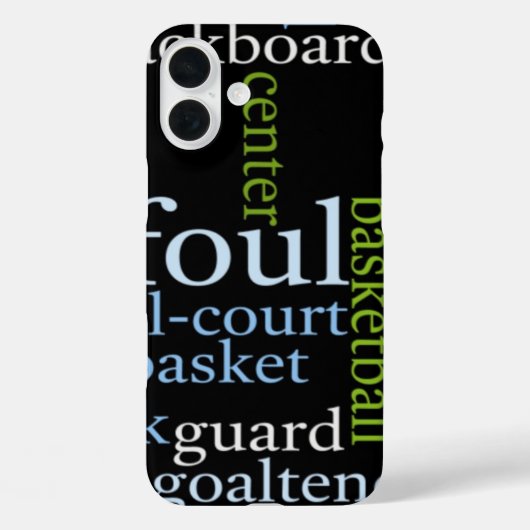 Basketball Sports Fanatic.jpg Case-Mate iPhone Case (Achterkant)