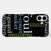 Basketball Sports Fanatic.jpg Case-Mate iPhone Case (Achterkant (horizontaal))