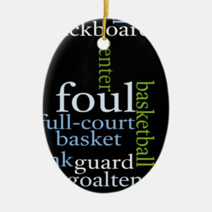 Basketball Sports Fanatic.jpg Keramisch Ornament