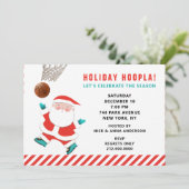 Basketball Sports Holiday Kaart (Staand voorkant)