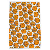 Basketball Sports Kids Game Party Theme Fun Medium Cadeauzakje (Achterkant)