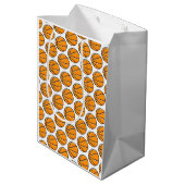 Basketball Sports Kids Game Party Theme Fun Medium Cadeauzakje (Achterkant Gekanteld)