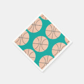 Basketball Sports Napkins Waterverf Servet (Hoek)
