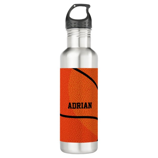 Basketball Sports Persoonlijk Waterfles (Voorkant)