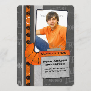 Basketball, Sports, Photo Afstuderen Aankondiging