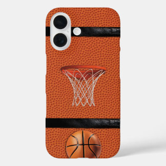Basketball Sports Protective iPhone 16 Hoesje