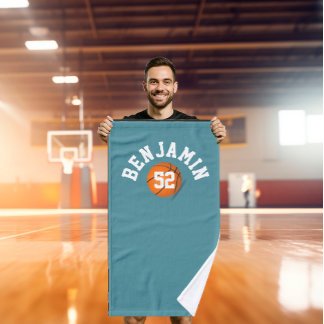 Basketball sports towel, coach bath towel handdoek