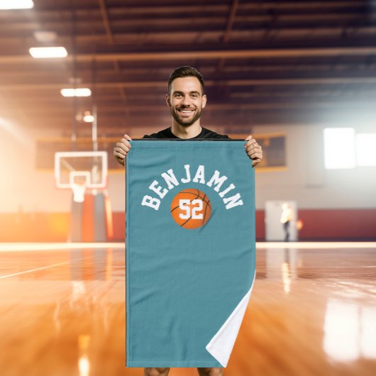 Basketball sports towel, coach bath towel handdoek