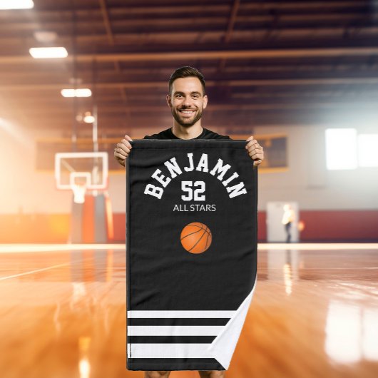 Basketball sports towel, coach bath towel handdoek