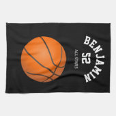 Basketball sports towel, coach bath towel theedoek (Horizontaal)