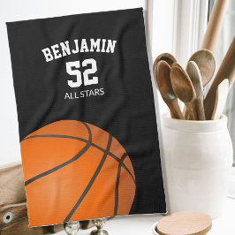 Basketball sports towel, coach gift towel theedoek