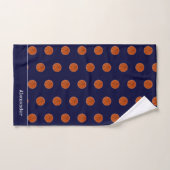 Basketball Sportteam Personeel blauw Bad Handdoek (Handdoek)