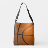 Basketball Sportthema Crossbody Tas (Achterkant)