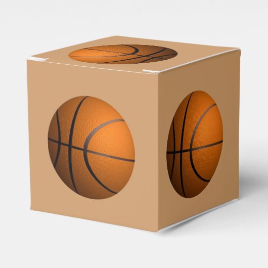 Basketball Sportthema Favor Boxes Bedankdoosjes (Voorkant Zijde)