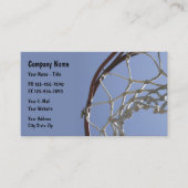 Basketball Sportthema Visitekaartje (Voorkant)