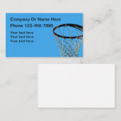 Basketball Sportthema Visitekaartje (Voorkant / Achterkant)