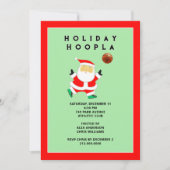 Basketball Sportvakantie Uitnodigingen (Voorkant)