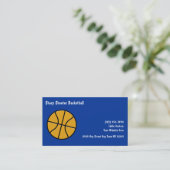 Basketball SportVisitekaartjes Visitekaartje (Staand voorkant)