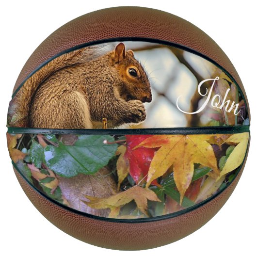 Basketball Squirrel Basketbal (Voorkant)