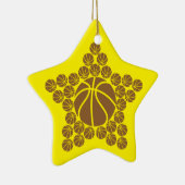 Basketball Star Keramisch Ornament (Rechts)