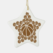 Basketball Star Keramisch Ornament (Rechts)