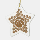 Basketball Star Keramisch Ornament (Links)